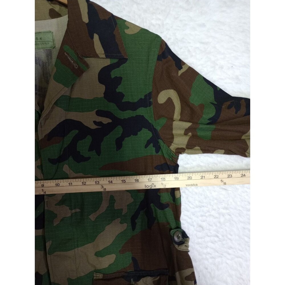 US Army Hot Weather BDU Woodland Pattern Utility WOMEN'S MATERNITY SZ 8R Jacket - Picture 5 of 12